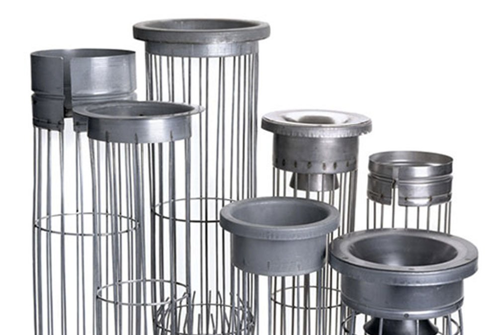 2020040 Filter Bag Cage – Roll Band Top (RBP), 5.625" × 36", Galvanized, 12-Wire, 11-Gauge, 60 Series